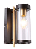 #01133 Wall Light in Coffee/Gold