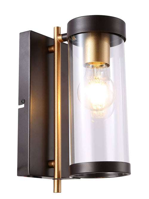 #01133 Wall Light in Coffee/Gold