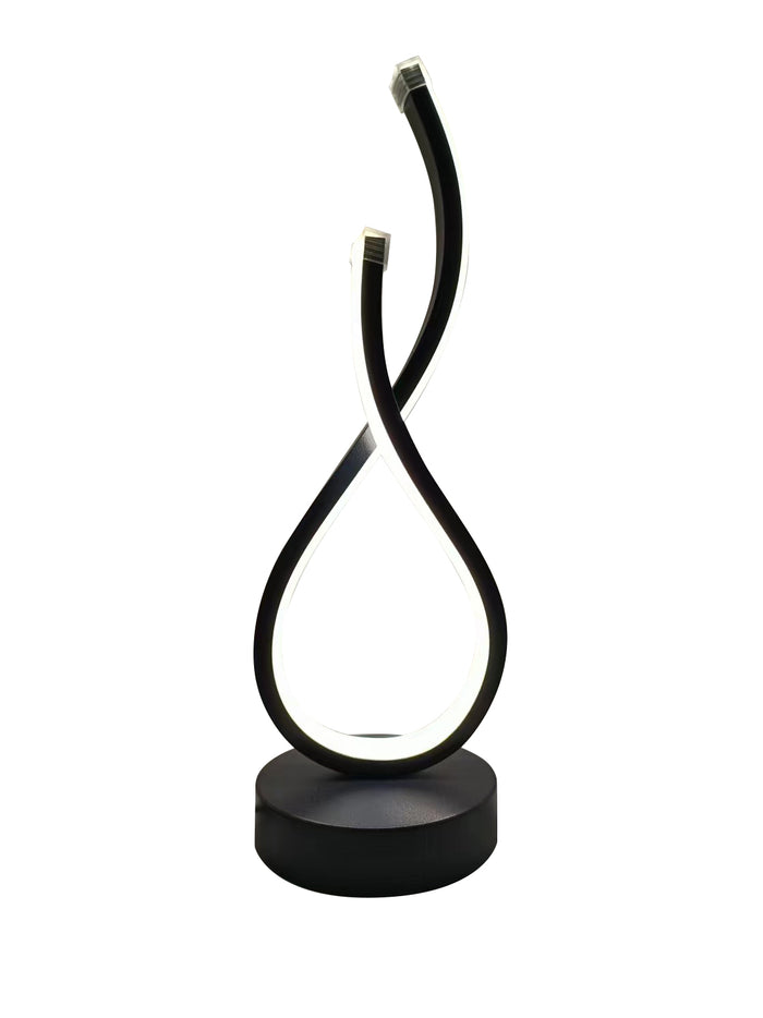 #01645 LED Table Lamp in Black