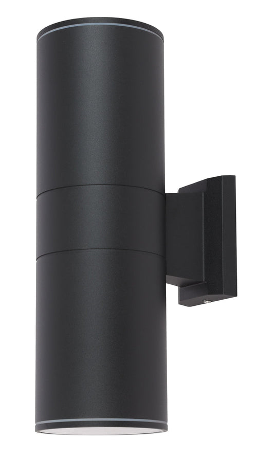 #01667 Outdoor 2-Light Wall Light in Black