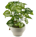#03072 Artificial Plant w/Cement Pot