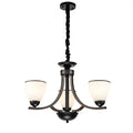2219 3 Light Chandelier Light in Black