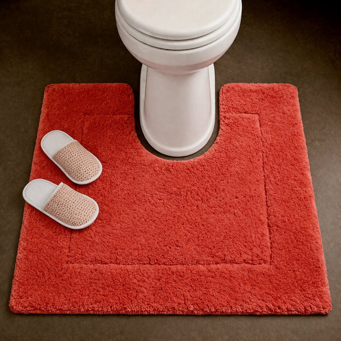 23x23 Must Contour Toilet Wrapping Bath Rugs by Abyss & Habidecor at Fig Linens and Home
