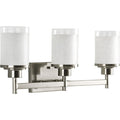 3 Light Wall Light in Brushed Nickel (SW8936)