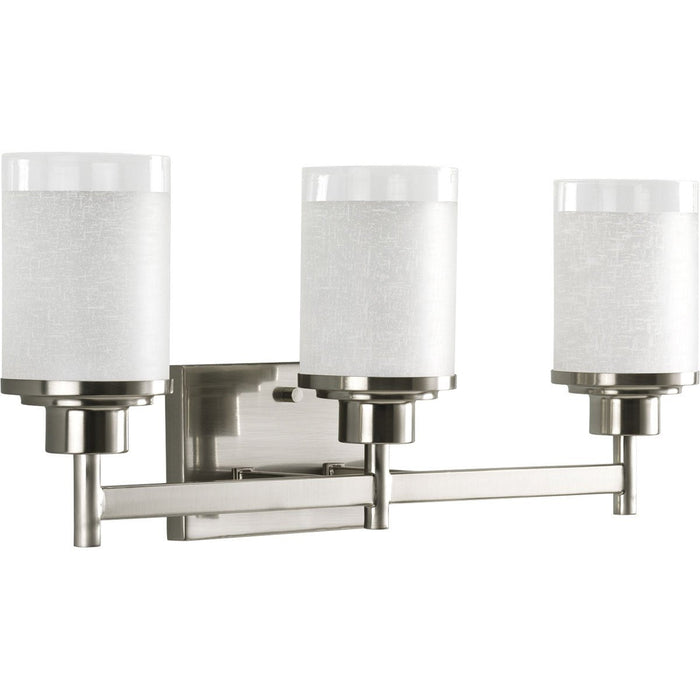 3 Light Wall Light in Brushed Nickel (SW8936)