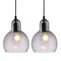9805DUO 2pk Pendant Light in Black