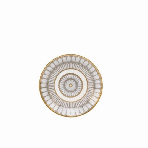 Arcades Grey & Gold Bread & Butter Plate by Philippe Deshoulieres
