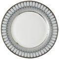 Arcades Grey & Platinum Rim Soup Bowl by Philippe Deshoulieres