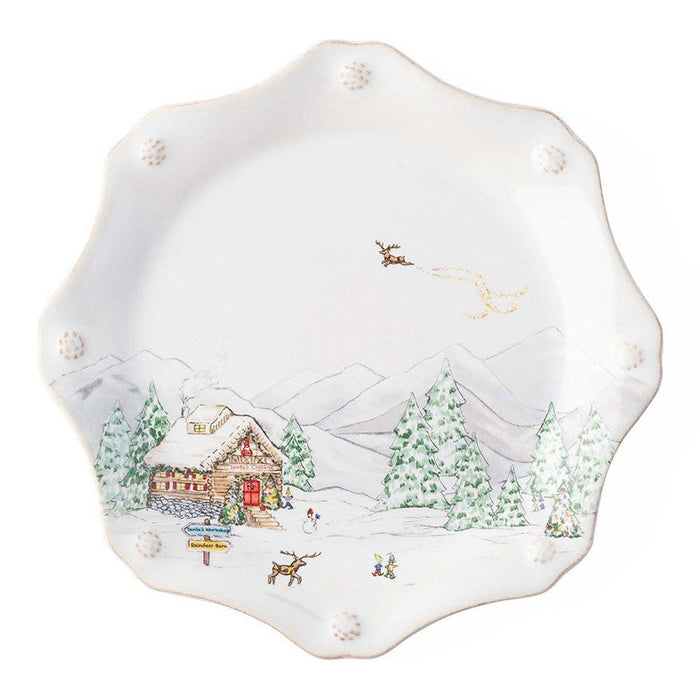 Berry & Thread North Pole Set of Four Dessert Plates by Juliska Additional Image 4