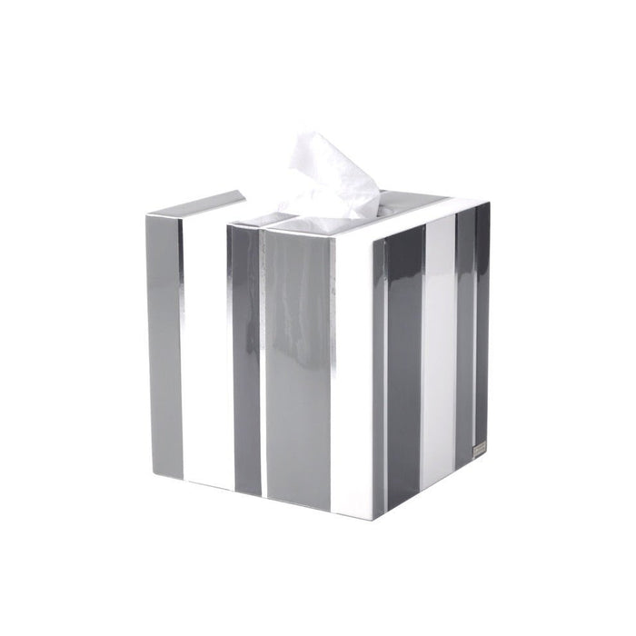 Gray and Silver / Boutique Tissue (5.75"L x 5.25"W x 6"H)