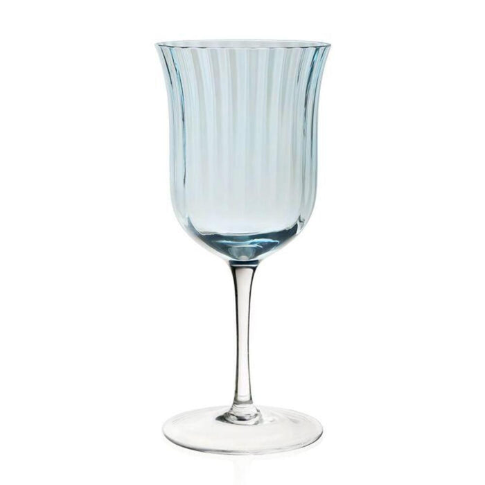Corinne Water Goblet Blue by William Yeoward