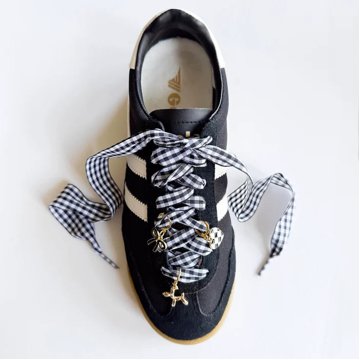 Gingham Shoe Laces