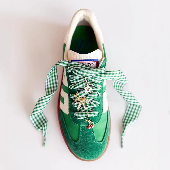 Gingham Shoe Laces