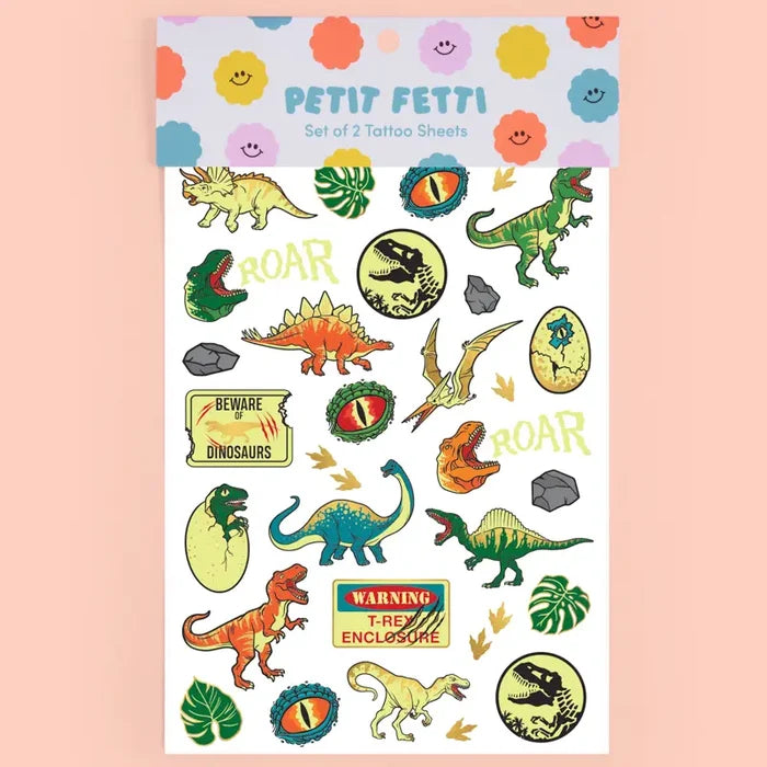 Glow in the Dark Kids Temporary Tattoos