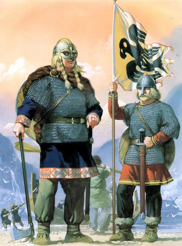 Hand-forged Varangian knf