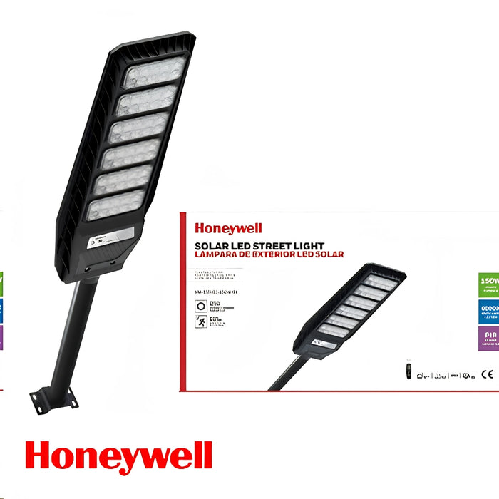 #HW-SST-150W Outdoor Solar Street Light in Black
