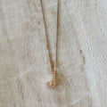 Initial Pearl Pendant Necklace