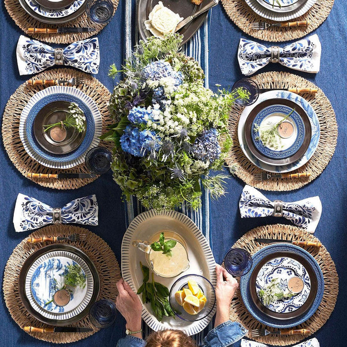 Le Panier White/Delft Dessert/Salad Plate by Juliska Additional Image-2