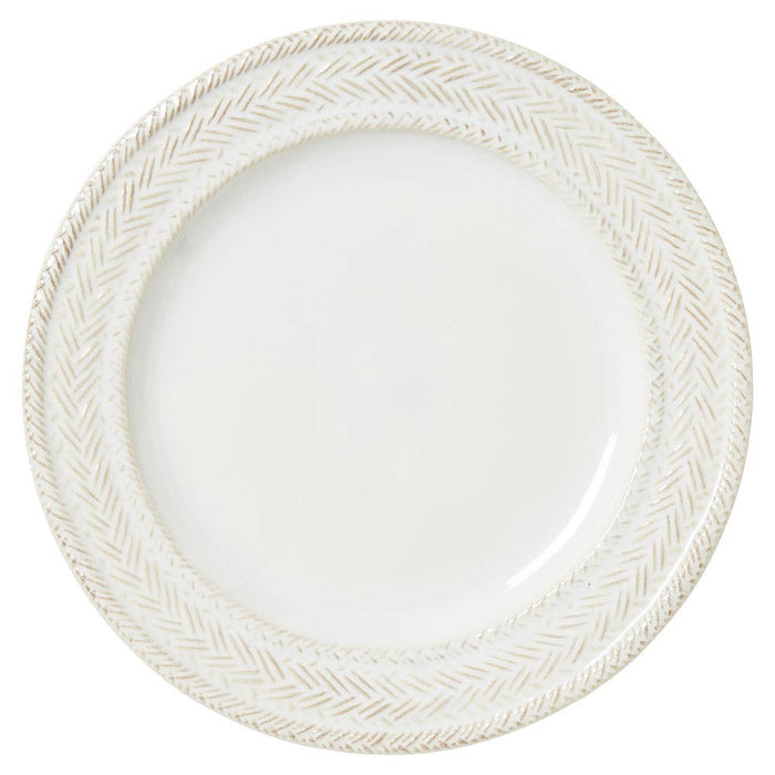 Le Panier Whitewash Dessert/Salad Plate by Juliska