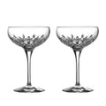 Lismore Essence Champagne Saucer - Pair by Waterford