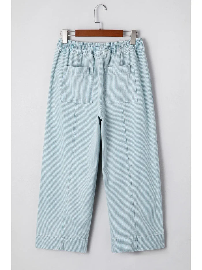 Mid Rise Drawstring  Pants