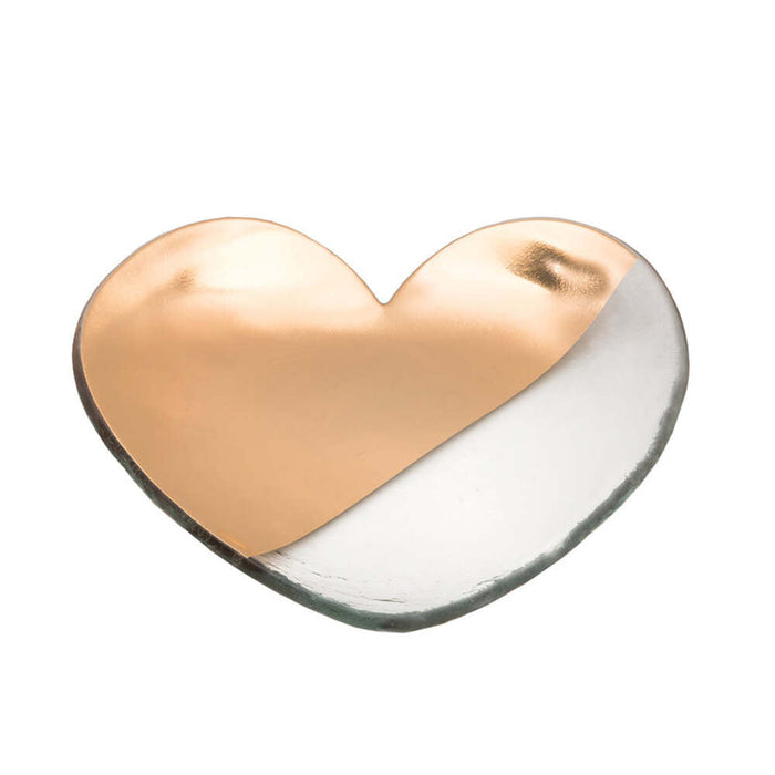 Mod 7" Heart Plate by Annieglass