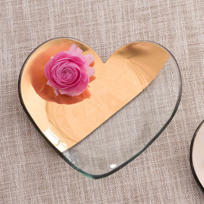 Mod 7" Heart Plate by Annieglass Additional Image -3