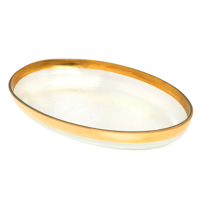 Mod Large Oval Platter by Annieglass