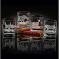 Old Fashion Glasses Ii (4) Safari by Julie Wear