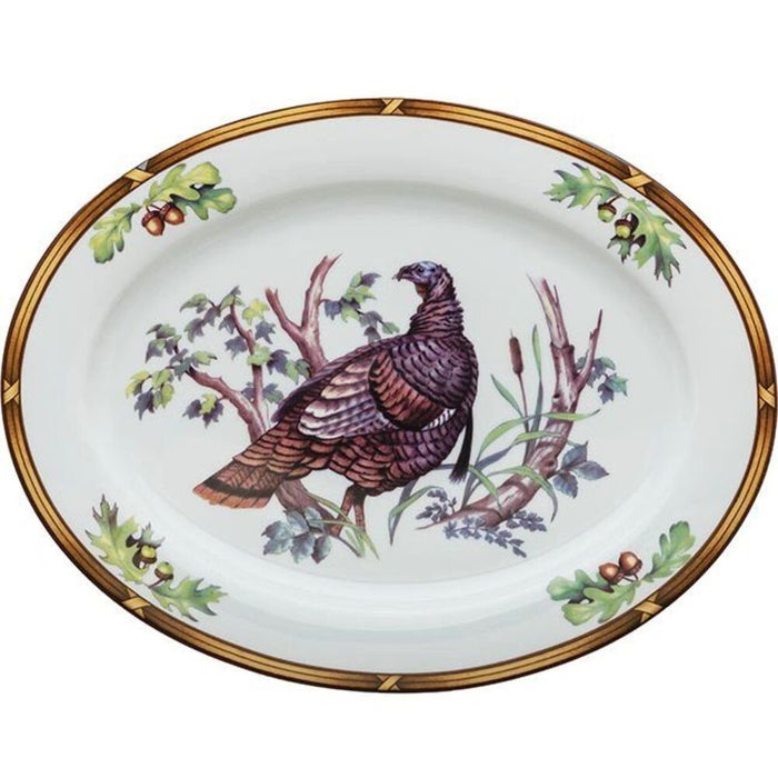 Platter Wild Turkey Game Birds by Julie Wear