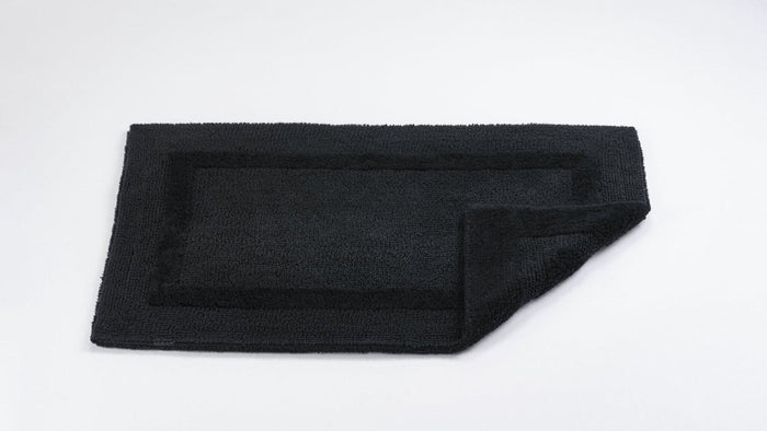 Black 990 / Toilet Hugging Contour Bath Rug 23x23