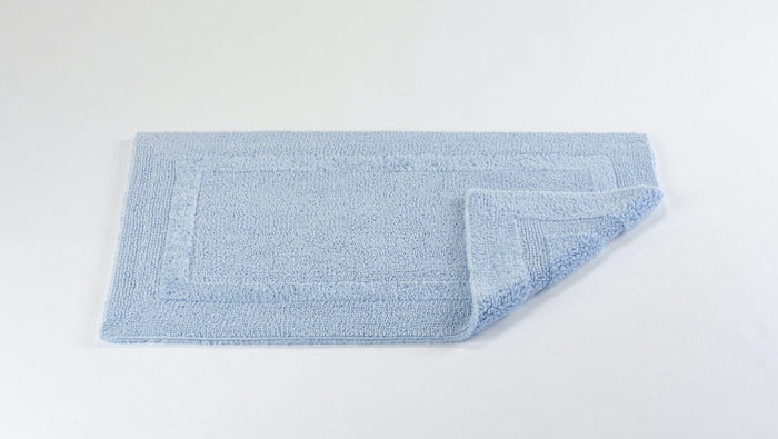 Powder Blue 330 / Toilet Hugging Contour Bath Rug 23x23