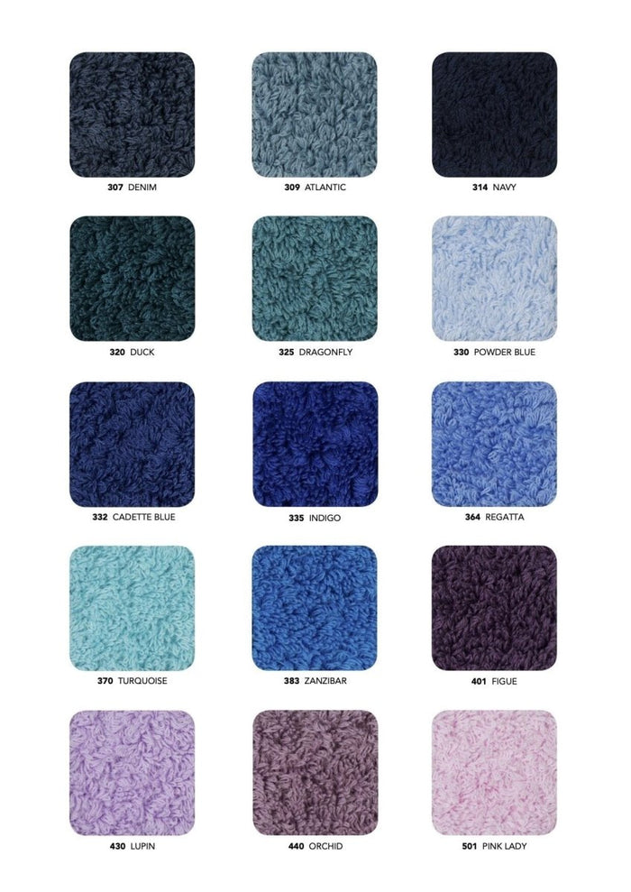 Fig Linens - Abyss and Habidecor Reversible Bath Rugs  - Color Chart 2 - Blue / Purple