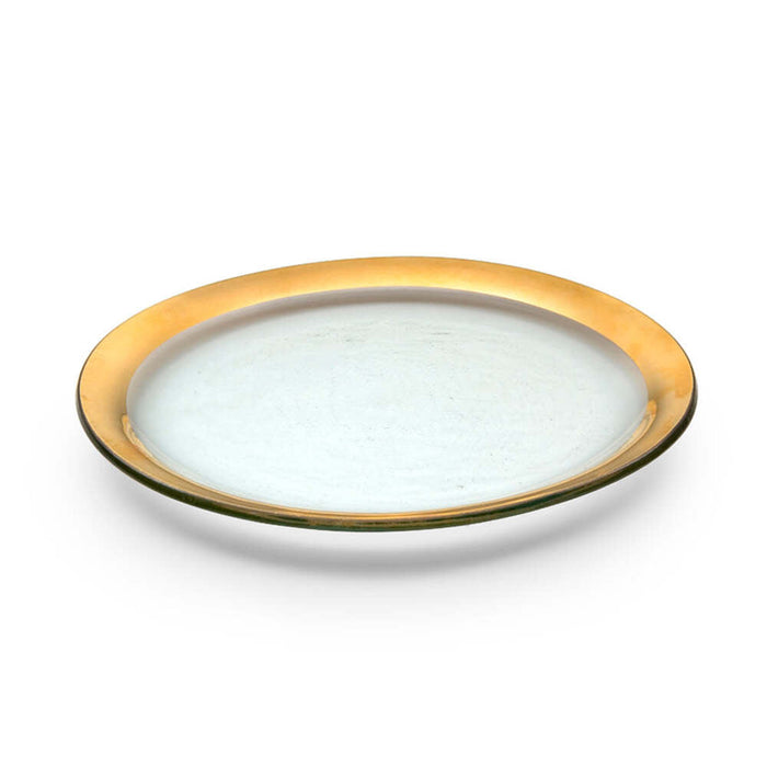 Roman Antique 10" Dinner Plate by Annieglass
