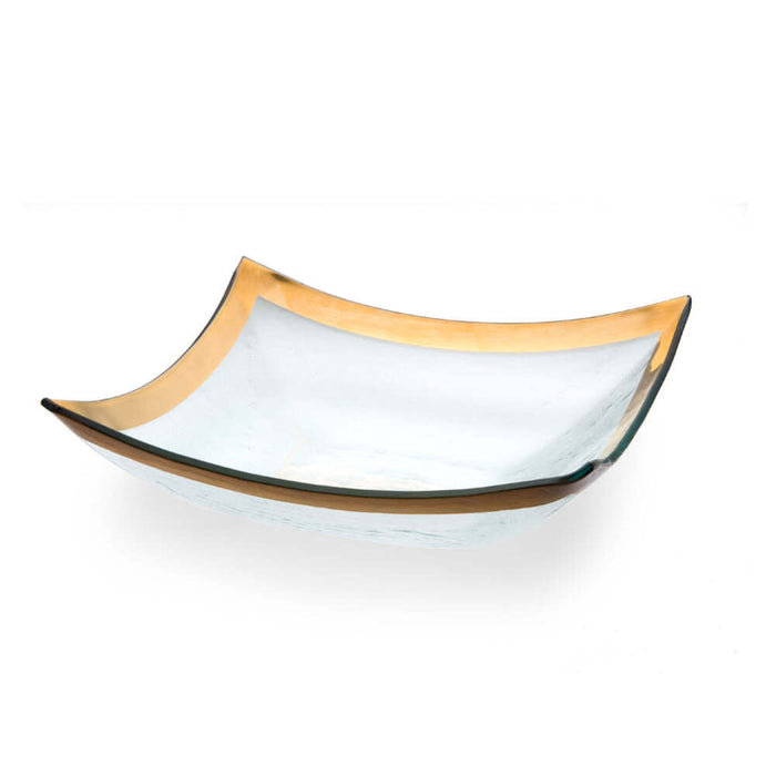 Roman Antique Large Four Point Bowl by Annieglass