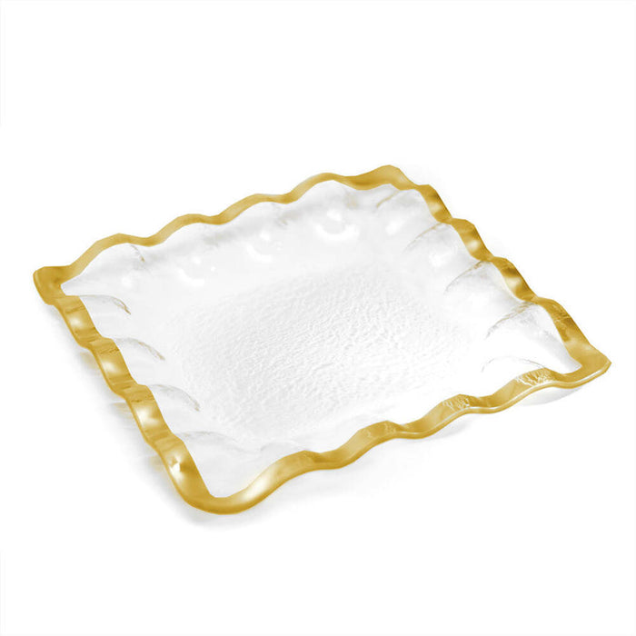 Ruffle 11 1/2" Square Server by Annieglass