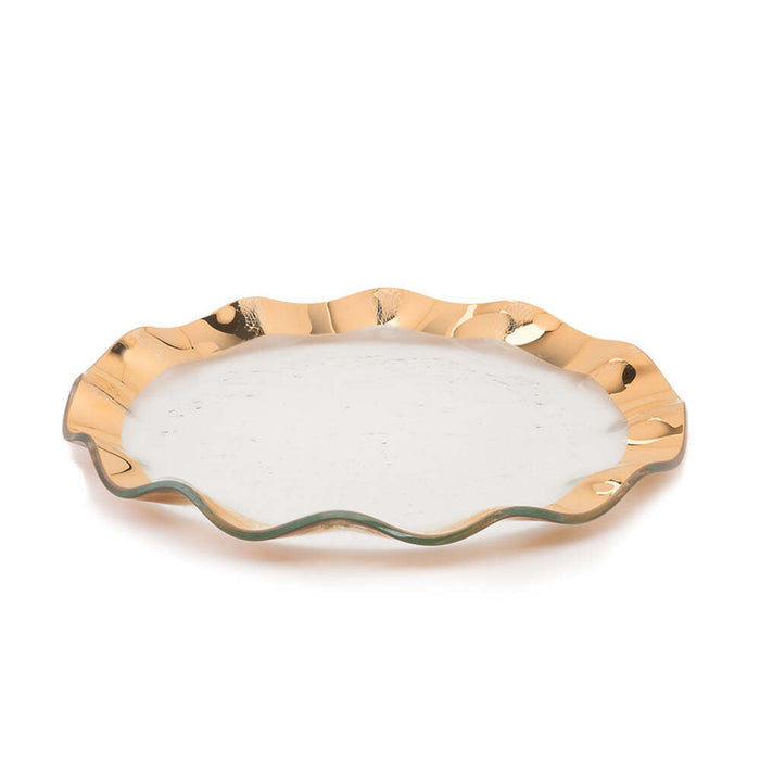Ruffle 11" Dinner Plate by Annieglass