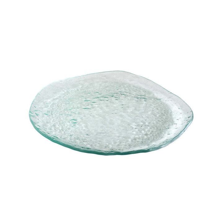 Salt Dinner Plate by Annieglass