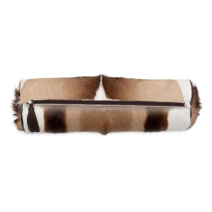 Springbok Hide Bolster Pillow by Ngala Trading Company Additional Image - 2