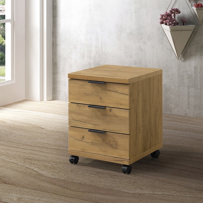 Three Draw Movable Cabinet